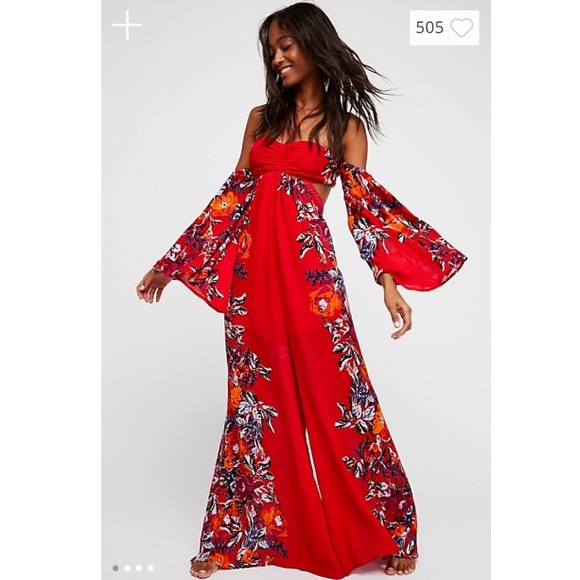 Free People Pants - Free People Falling Flowers Jumpsuit
